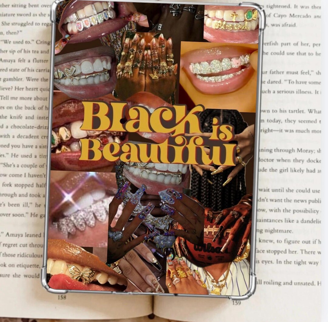 Printable Kindle Case Insert Bookworm Starter Kit Black Girl Aesthetic ...