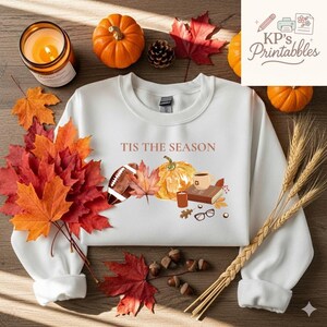 fall vibes shirt tis the season pumpkin coffee football books sweatshirt autumn graphic tee comfort colors fall shirt