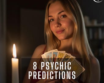 Lectura de Tarot Psíquico: 8 Predicciones, Guía para el Amor y las Relaciones