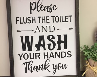 Bathroom etiquette | Etsy