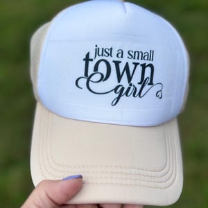 Just a small town girl | retro mesh hat | country girl aesthetic | gift for her
