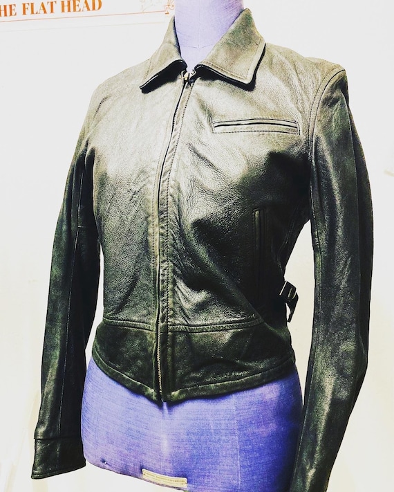 Levis LVC Womens 1930s Leather Jacket Size Small 