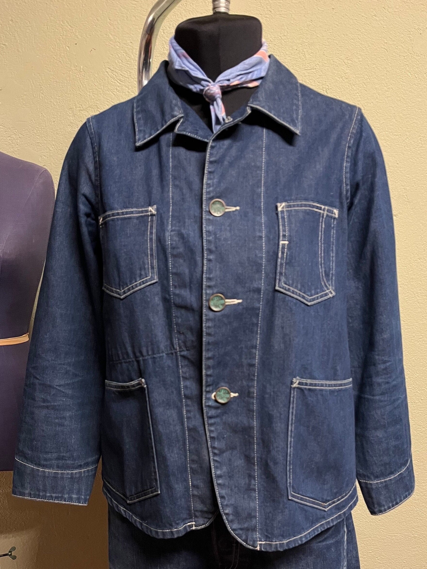 Levis LVC Ladies 1920's Sack Coat Jacket! Size Small - Etsy Levis LVC Ladies 1920's Sack Coat Jacket! Size Small - Etsy