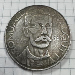 Moneta 10 zlotych 1933 Polonia. Moneta d&#39;epoca. Dono numismatico