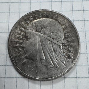 Coin 5 Zloty 1932 Poland. Vintage Coin. Numismatic Gift