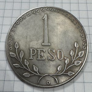 Coin 1 Peso 1913 Mexico. Numismatic Gift. Vintage Coin