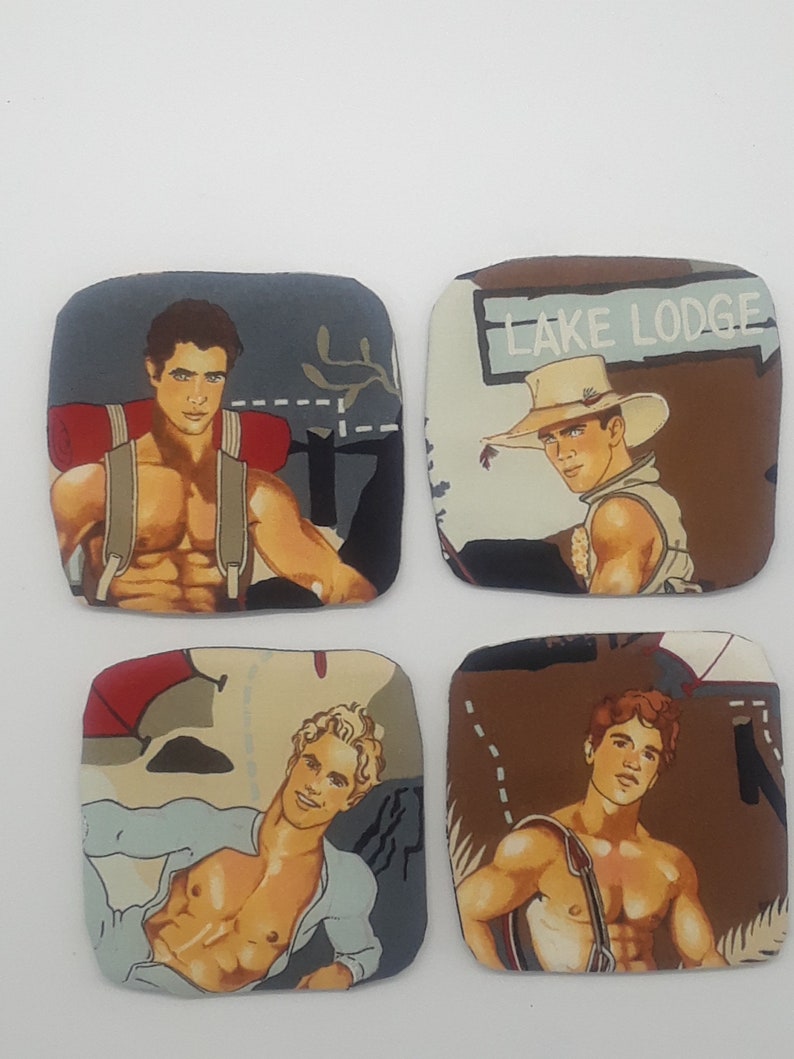 Sexy Camper Coasters Set of Four. Novelty. Gag. Gift. Hostess. Etsy