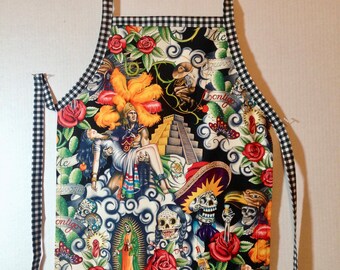 Day of the Dead - Emperor of the Aztecs Apron