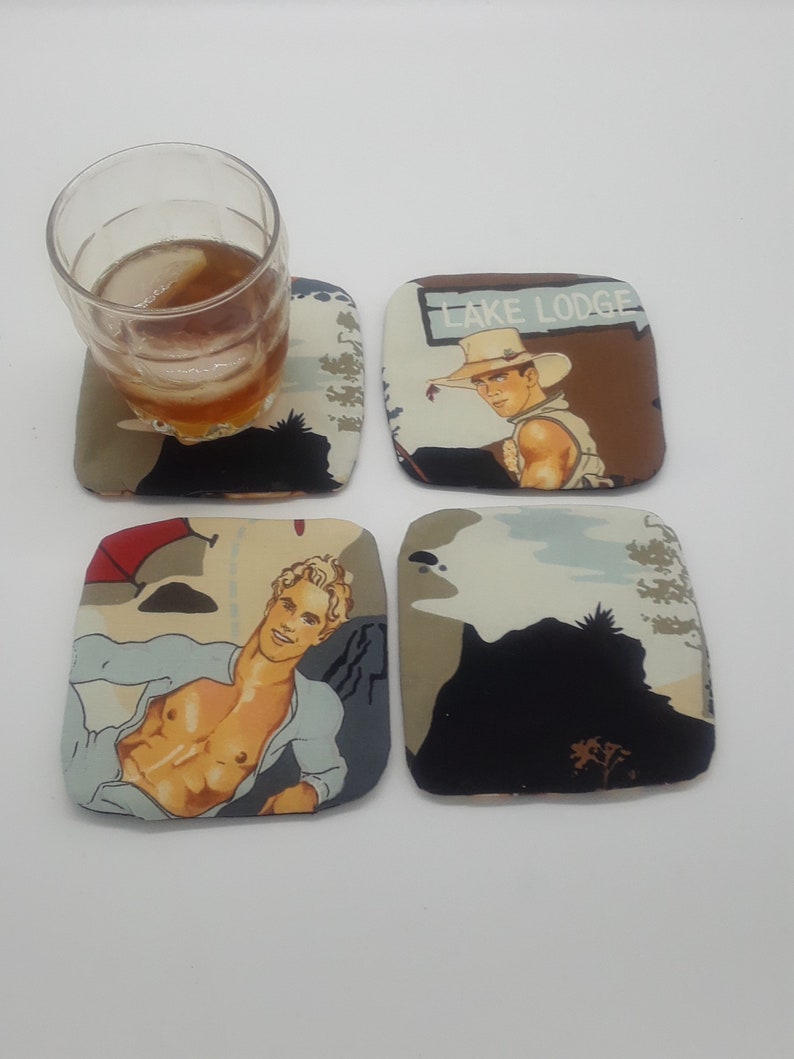 Sexy Camper Coasters Set of Four. Novelty. Gag. Gift. Hostess. Etsy