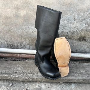 Handmade Leather Pirate Cuff Boots: Renaissance Cosplay Footwear
