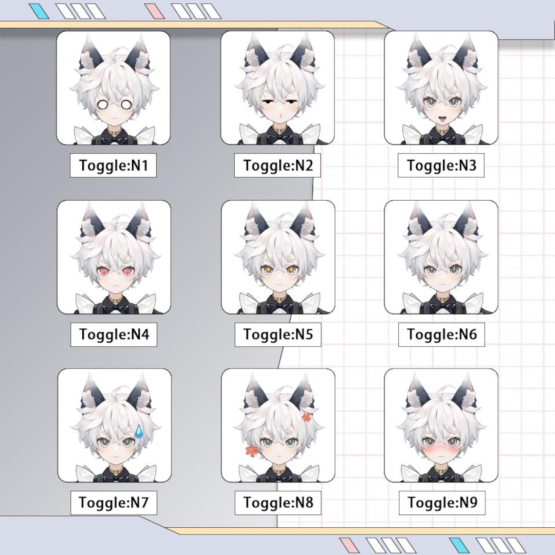 Fully Rigged Live2d Vtuber Model: Ready to Use - Etsy