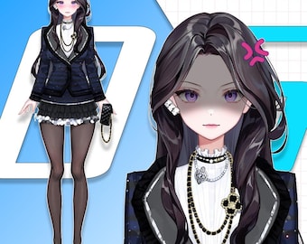 Vtuber Model | Premade Vtuber Model | Live2D Model | Fully Rigged | Ready to use