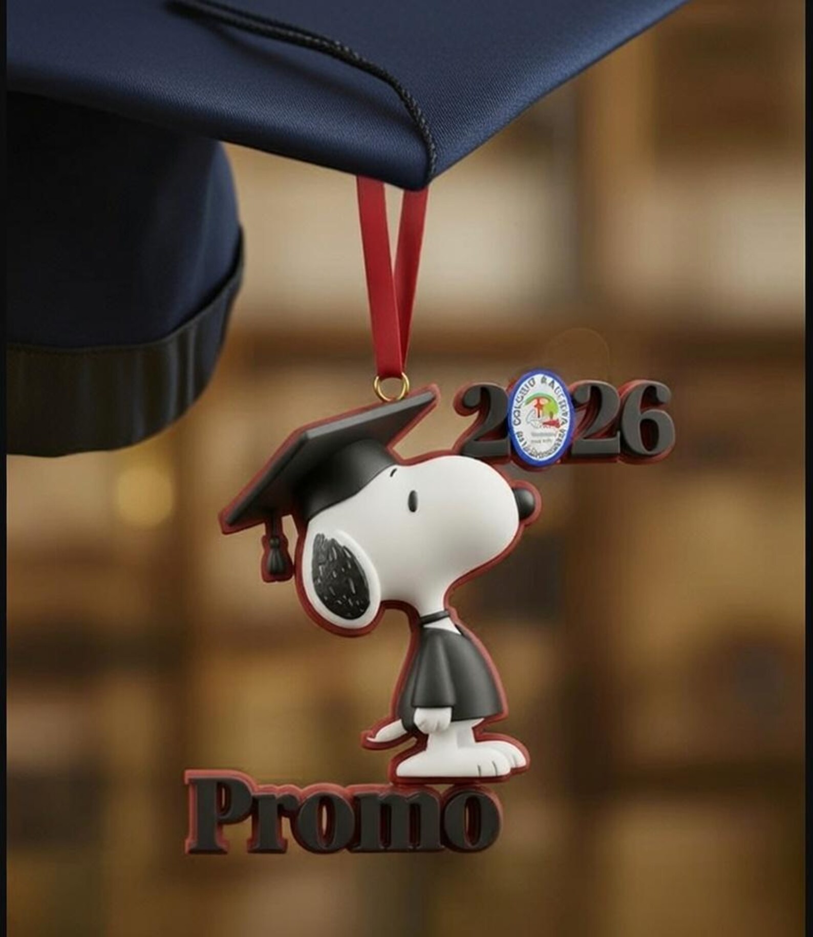 Graduation Snoopy Ornament 2026 Promo, Class of 2026 Gift, Personalized ...