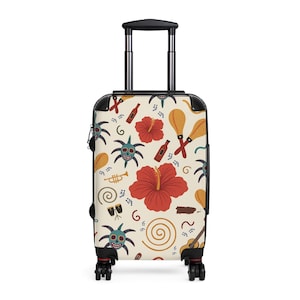 Puerto Rican Inspired Suitcase / Travel with Culture and Color