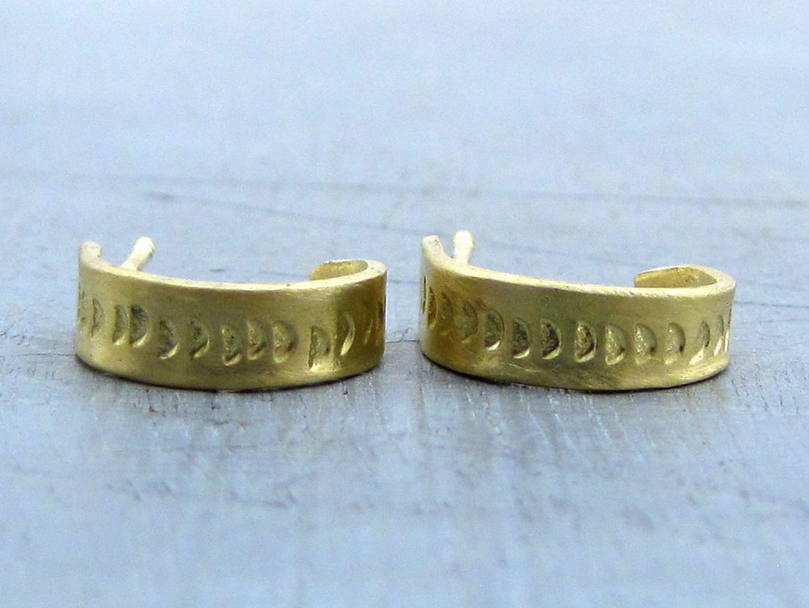 Rolly Hoop Earrings | 18k Gold-Plated main image 1