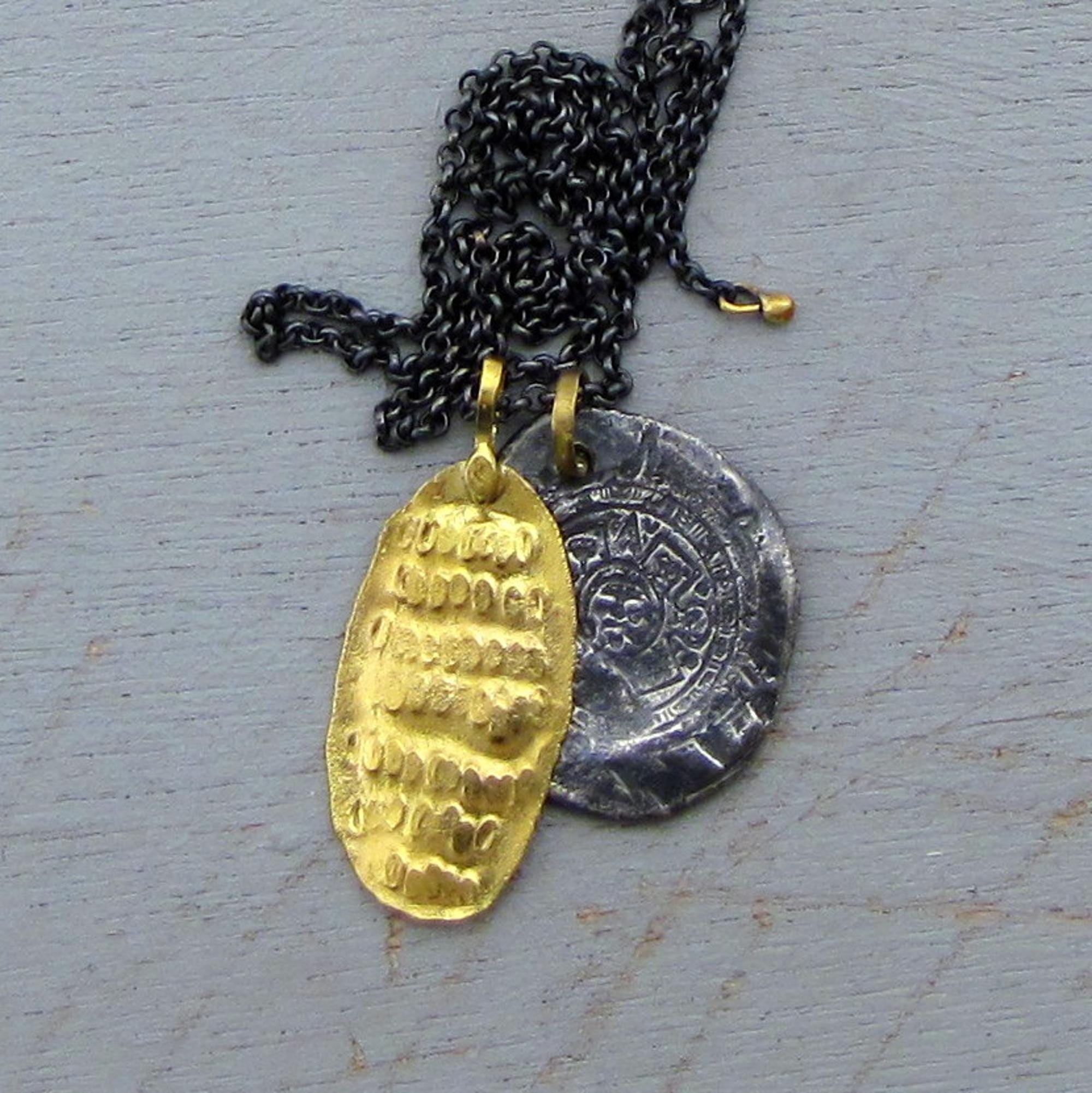 22k gold necklace - Etsy 日本