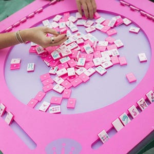 Floating Mahjong Mat for pool