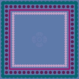 Blue Winter Seasons Mahjong Mat