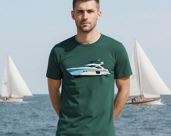 T-shirt luxe jacht, vaarkleding, nautisch cadeau