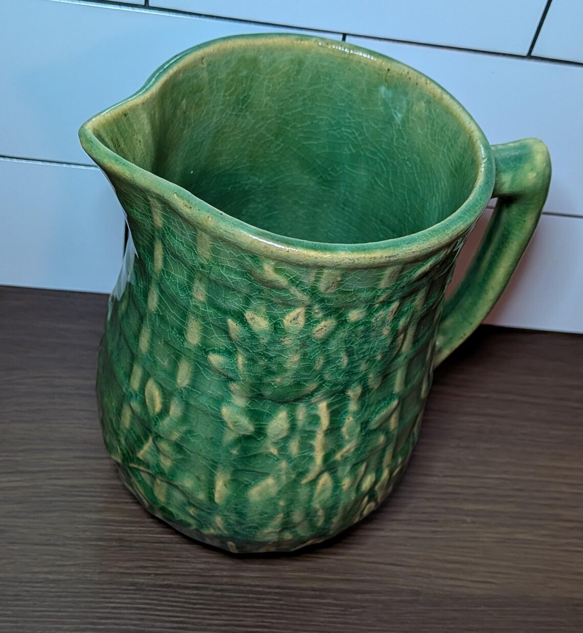 Sitemapcdatahttpautocellcare1comvintage Green Pottery Pitcher