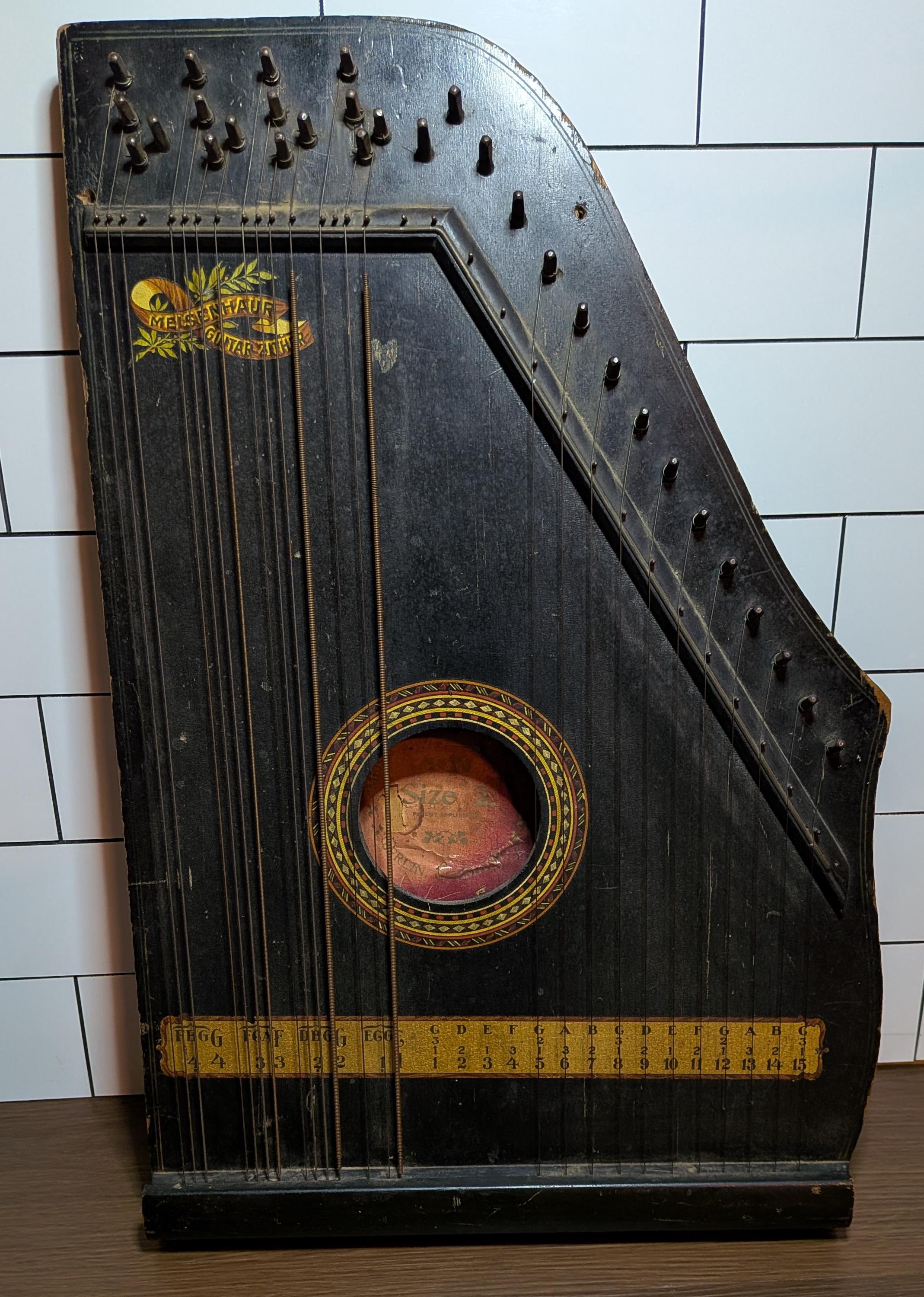 Antique German Zither - Etsy