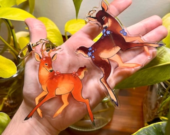 Stag & Doe Acrylic Keychains