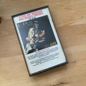 Stevie Ray Vaughan and Double Trouble - Live Alive Cassette Tape VG+ C8