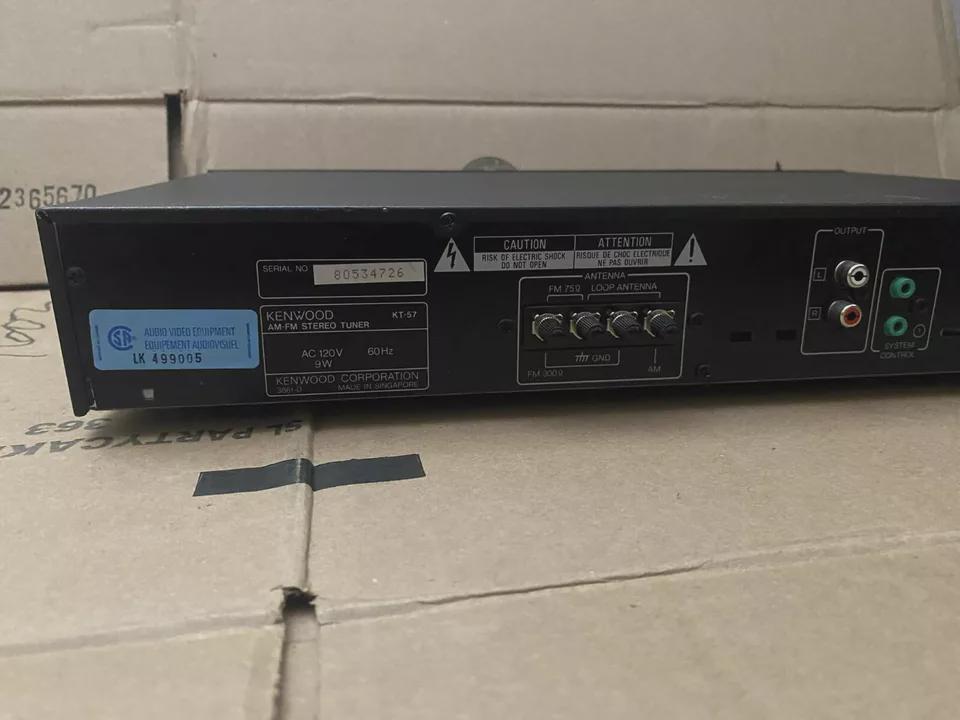 Kenwood Kt-57-digital AM/FM Stereo Synthesizer Tuner Works