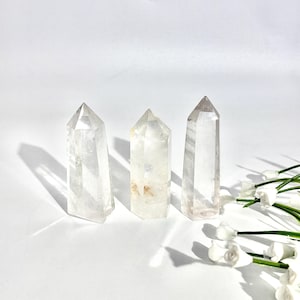 High Quality Natural Clear Quartz Wand,Quartz Crystal,Crystal Obelisk,Crystal Tower,Wand Point,Crystal Specimen,Reiki Healing,Crystal Gifts