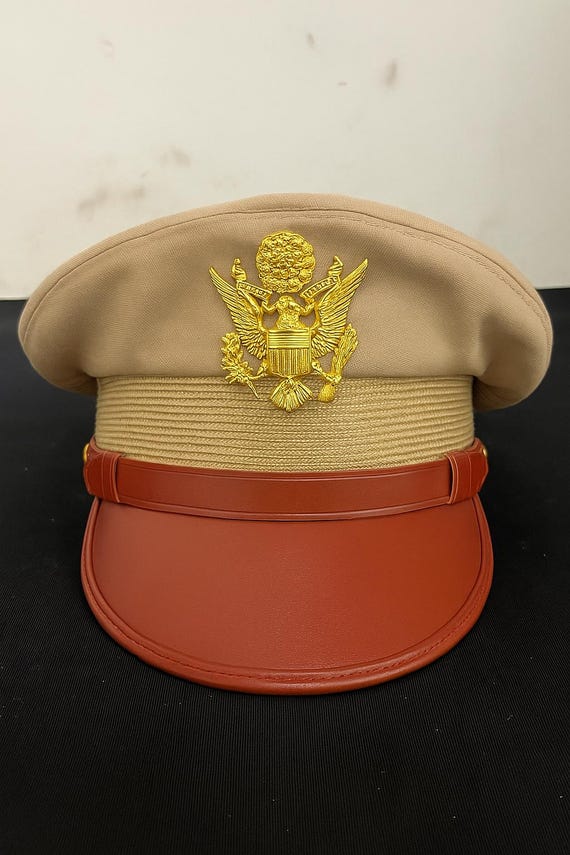 Military Vintage Air Force Hat WW2 USA Army Officer Cap Handmade