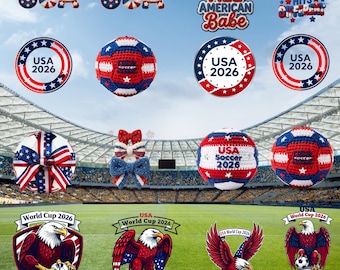 USA Soccer World Cup 2026 PNG Bundle, Patriotic Fan Shirt Design (Digital Download)