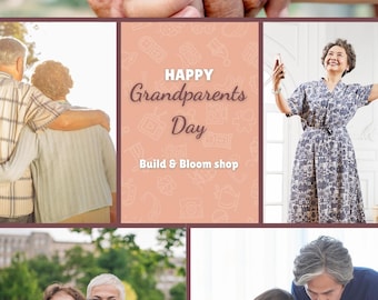 Grandparent’s Endless Love Reading Activity | Editable Canva Presentation
