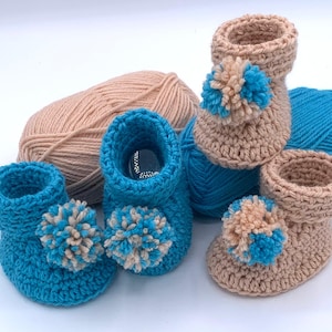 Personalisierte auffällige Neugeborenen Krippe Schuhe, gehäkelte weiche Baby-Kinderwagen-Schuhe, Herbst Warme Säugling Booties, Herbst-Mode-Kleinkind-Socken-Schuhe