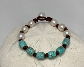TURQUOISE Halfway AROUND Bracelet #1
