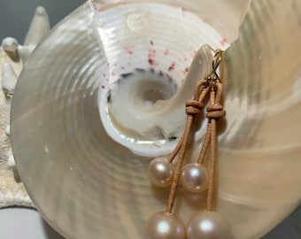 Freshwater White Pearl Earrings