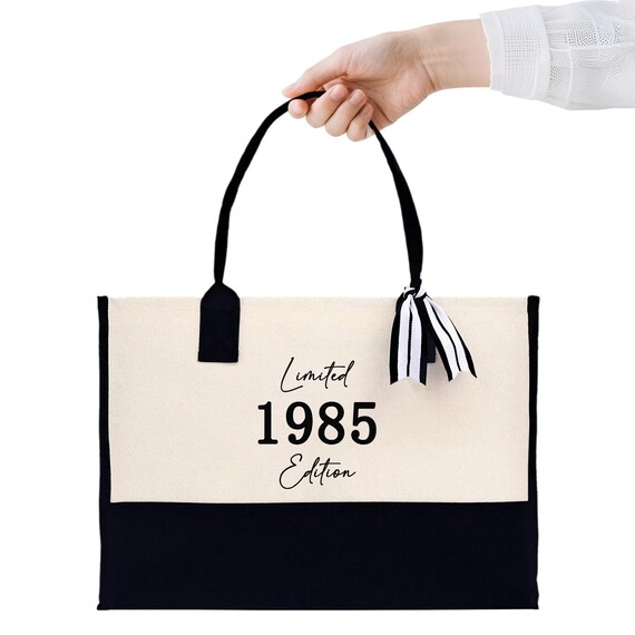 1985年限定版キャンバストートバッグ、40歳の誕生日プレゼント - Etsy 日本
