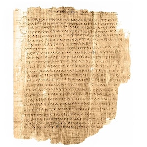 UNFRAMED | John 1:1-25 front and back. Papyrus 66 (P66) Manuscript Replica – Gospel of John Fragment – Ancient Bible Papyrus – Handmade. image 8