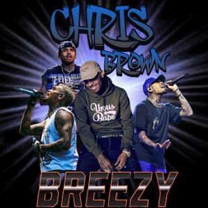 Chris Brown T-Shirt Design, Chris Brown Breezy Bowl XX PNG File, Chris Brown Digital File Ready Print to Shirt