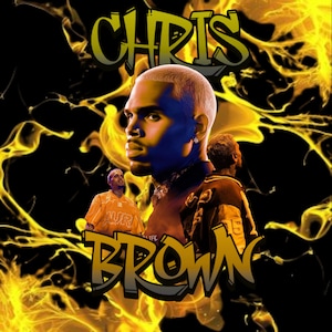 Chris Brown T-Shirt Design, Chris Brown Breezy Bowl XX PNG File, Chris Brown Digital File Ready Print to Shirt