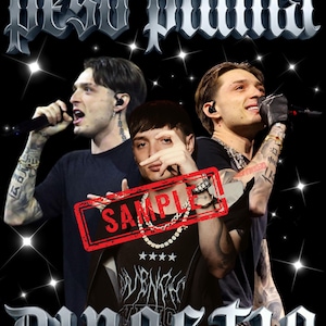 Peso Pluma Dinastia Tour PNG, T-Shirt Design (digitaler Download)