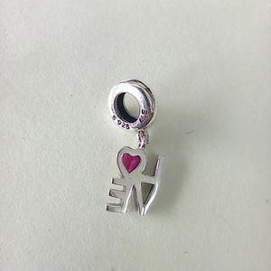パンドラ シルバーチャーム ラブ ダングル