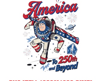 Buzz Lightyear America PNG, Patriotic Toy Story 4th of July Shirt Design, Independence Day PNG, USA Buzz Lightyear Sublimation Download