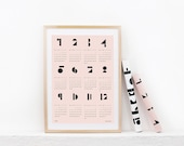 SALE! SNUG.TOYBLOCKS calendar 2015 / soft pink