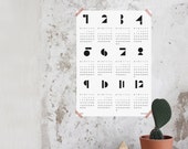 SALE! SNUG.TOYBLOCKS calendar 2015 / white