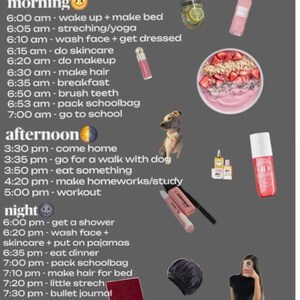 Clean Girl Daily Routine Planner - Aesthetic Self-care PDF - Etsy