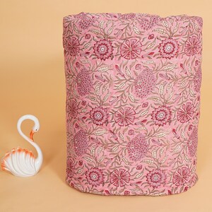 Pink Floral Block Printed Quilt, Thanksgiving Cotton Quilt, Jaipuri Rajai Quilt Indian Bedding, Boho Bedspread home decor, cotton quilt, floral quilts, winter quilts, block printed quilt, kantha quilt, comforter quilt, cotton batting, puff quilt, king size quilt, queen size quilt, kantha blanket, custom blanket