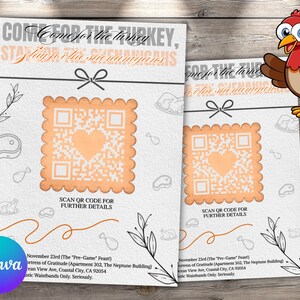 Friendsgiving Dinner Invitation Thanksgiving Party Invite Friendsgiving Potluck Invite Friendsgiving Party Invite Editable Canva Template