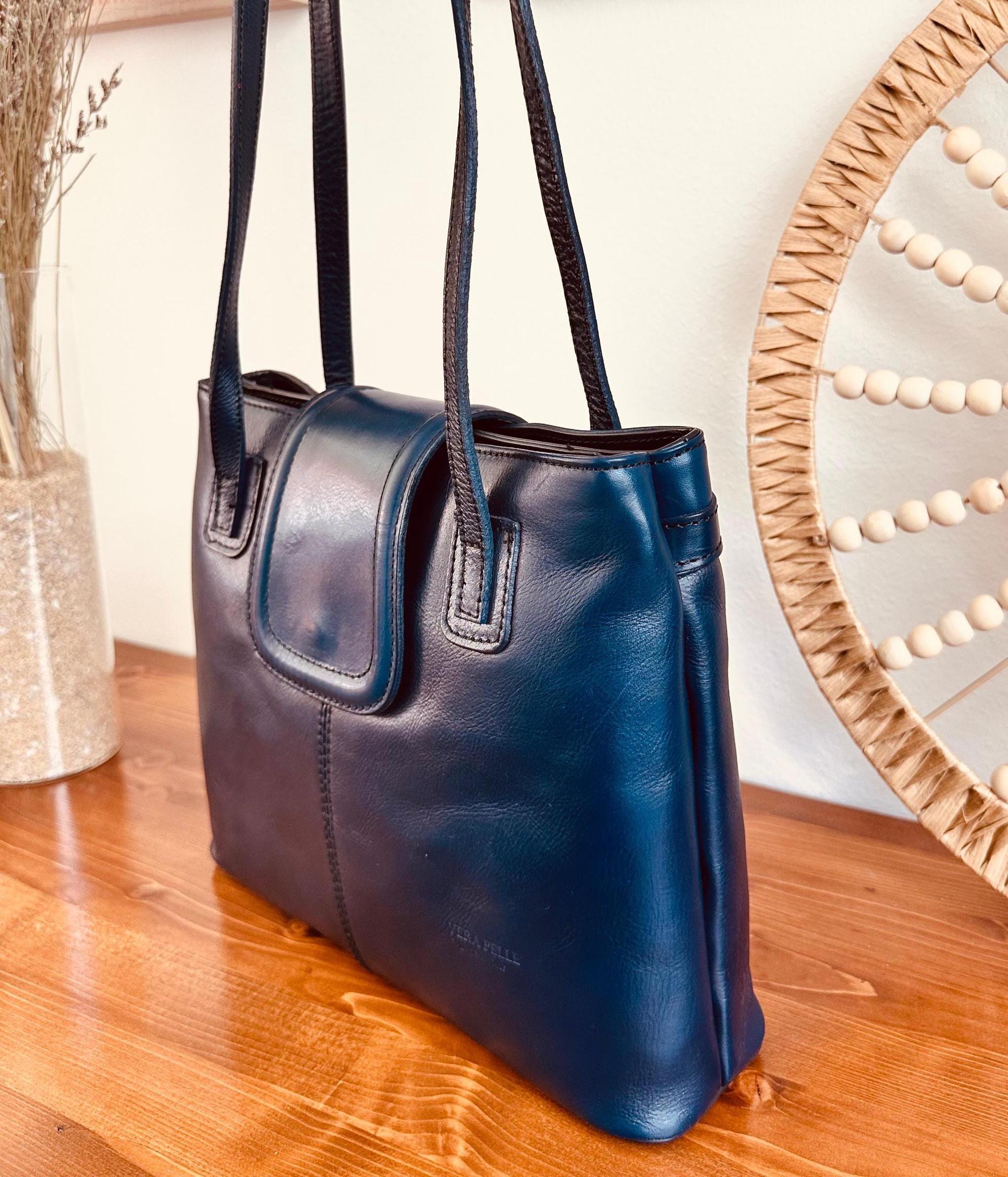 Ledertaschen Italienische Handtaschen Vera Pelle Umhängetasche