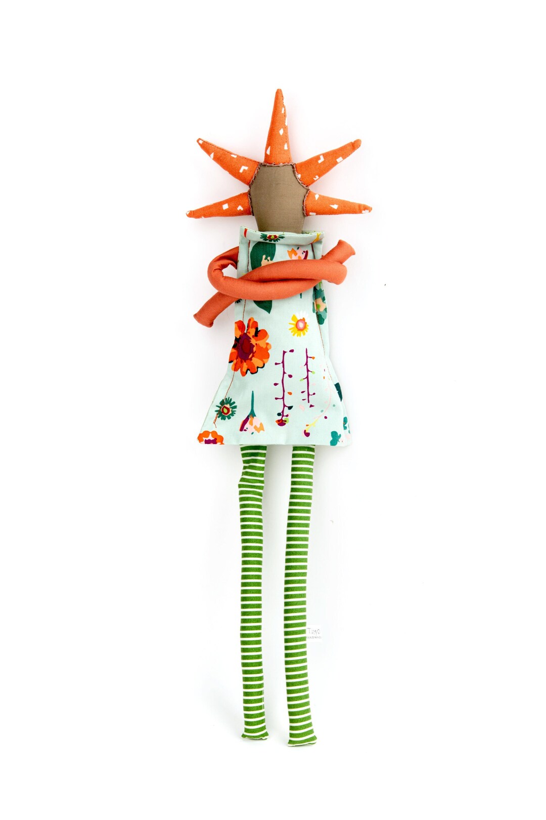Handmade Modern Rag Doll: Ecofriendly Art Doll, Nursery Decor - Etsy