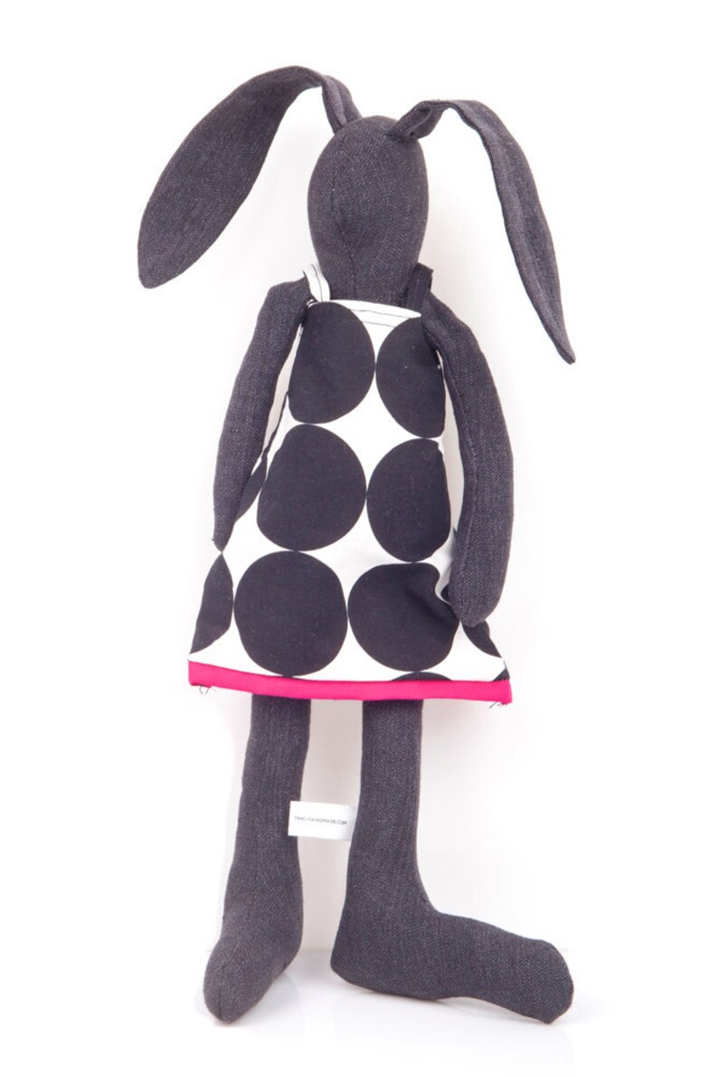 black rabbit stuffed animal